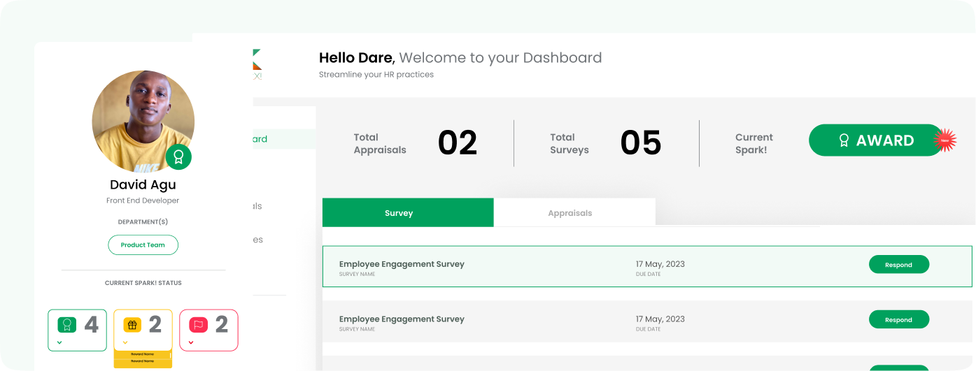 Spark! dashboard